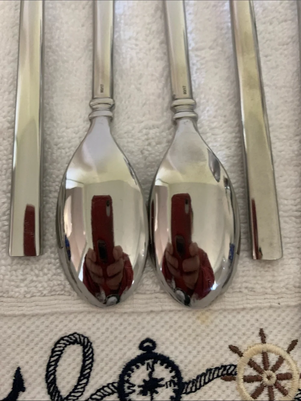 Oneida Shaker pattern Set of 12 Ice Tea Spoons SS NWOT